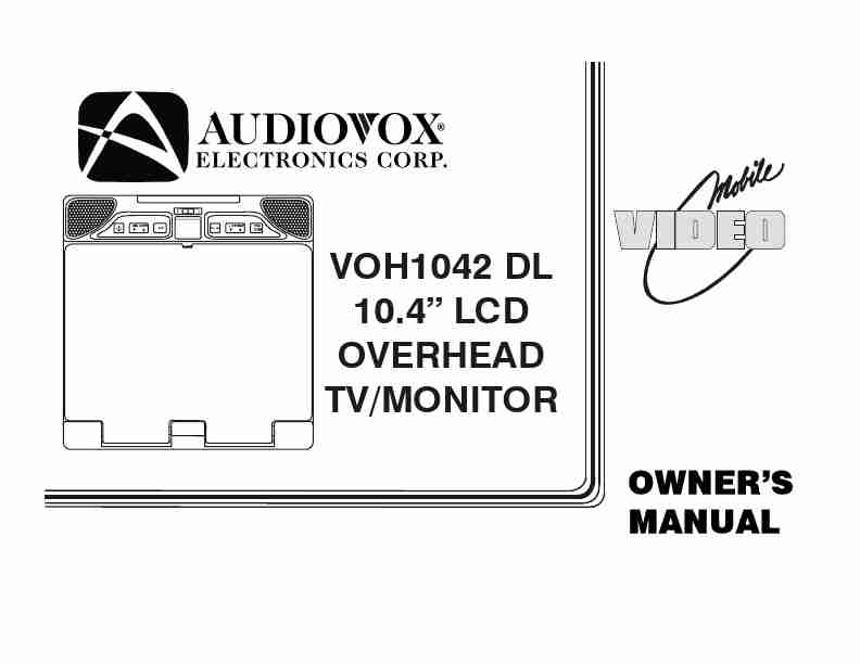 Audiovox Car Video System VOH1042 DL-page_pdf